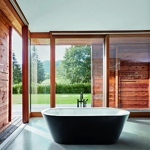 Ванна стальная Bette Starlet Oval Silhouette 175*80*42 BetteGlasur® Plus, с шумоизоляцией, с черным экраном